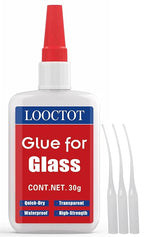LOOCTOT 30g Glass Glue, Acrylic Adhesive, Super Instant Glue Bonding Between by LOOCTOT---ProfessionalGlue