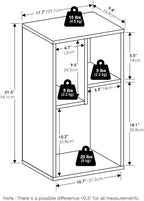 Furinno DALY Book Shelf, 3-Cube Bookshelf, Cube Storage Organizer Bookcase - Image 3