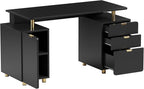 Elegant 57" W Executive Desk - Image 7