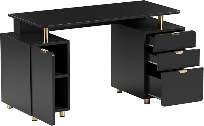 Elegant 57" W Executive Desk - Image 7