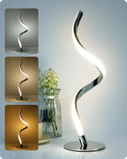 Yarra-Decor Modern Spiral Bedside Lamp by Yarra-Decor
