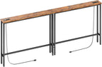 ELYKEN 2 Pack 5.9" Narrow Console Sofa Table by ELYKEN