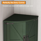 Vabches 64.8" Tall Farmhouse Corner Cabinet - Image 6
