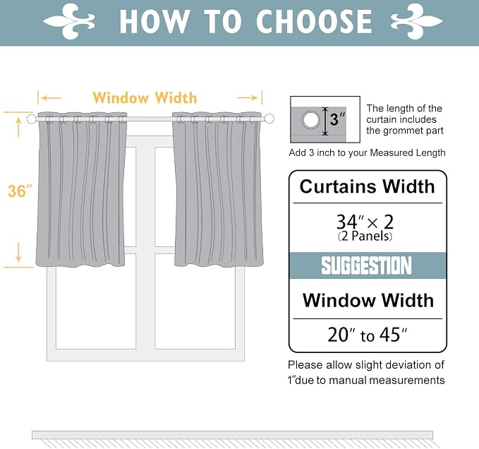 ChrisDowa Small Blackout Curtains - Image 5