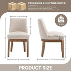 RIVOVA Modern Dining Chairs Set of 6, Comfortable Dining Room Chairs - Image 2