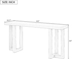 Geometric Design Console Table - Image 3