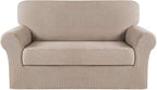 Turquoize Stretch Sofa Slipcover 2 Pieces Sofa Cover Couch Cover by Turquoize