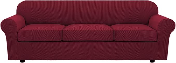 H.VERSAILTEX 4 Piece Stretch Sofa Covers by HVERSAILTEX