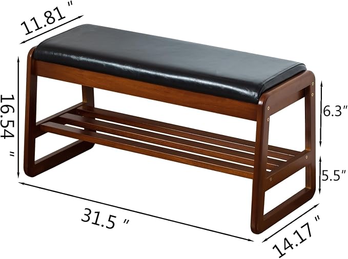 SOBIBO Shoe Bench with Storage - Image 2