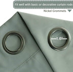H.VERSAILTEX Blackout Patio Curtains 100 x 90 Inches - Image 4