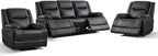 ANJ Premium Genuine Manual Reclining Sofa Set, Included Manul Recliner Chair - Image 8