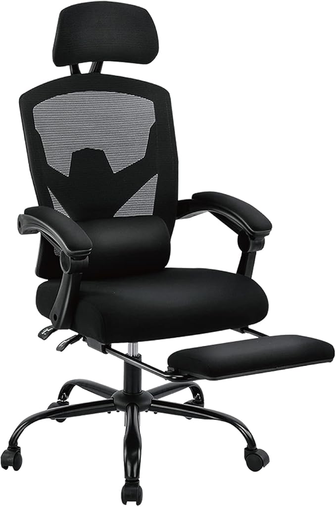 Sweetcrispy Office Computer Desk Chair, Ergonomic High-Back Mesh Rolling Work by Sweetcrispy
