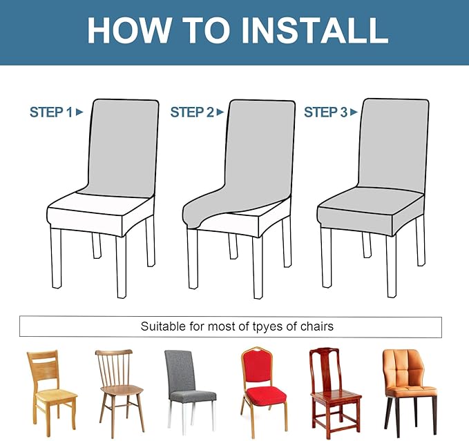 Genina 100% Waterproof Chair Covers - Image 6