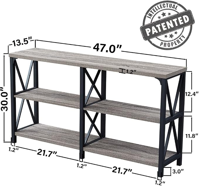 LVB Farmhouse Sofa Table, Rustic Console Table - Image 5