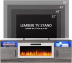 Lemberi Fireplace tv Stand - Image 7