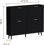 Shoe Cabinet Storage, Modern Freestanding Organizer - Image 2