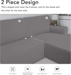 PureFit Super Stretch Sectional Couch Covers - Image 5