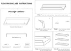 RYOFOBETTO 32 inches Long Floating Shelves, Bathroom Decor Shelves Over Toilet - Image 4