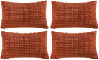 Fancy Homi 4 Packs Decorative Throw Pillow Covers by Fancy+Homi