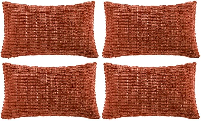 Fancy Homi 4 Packs Decorative Throw Pillow Covers by Fancy+Homi