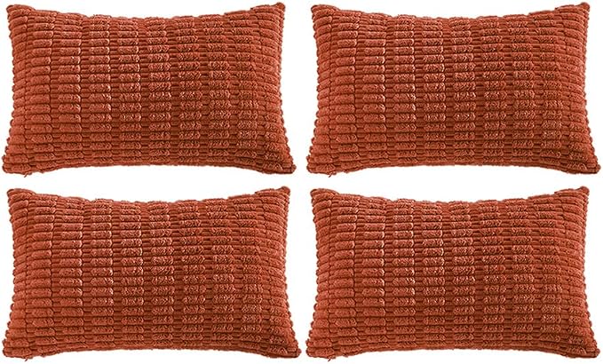 Fancy Homi 4 Packs Decorative Throw Pillow Covers by Fancy+Homi
