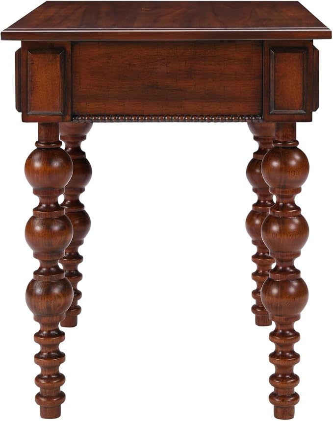 Retro Wooden Side End Table Vintage Nightstand Bedside Table - Image 6