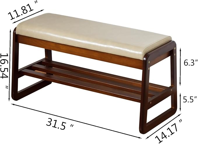 SOBIBO Shoe Bench with Storage - Image 2