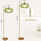 QIYIZM Glass Floor Lamp for Living Room - Image 5