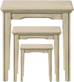 Kmax Nesting Tables Set of 3, Small Sofa Side Table Rustic Stacking End Table - Image 7
