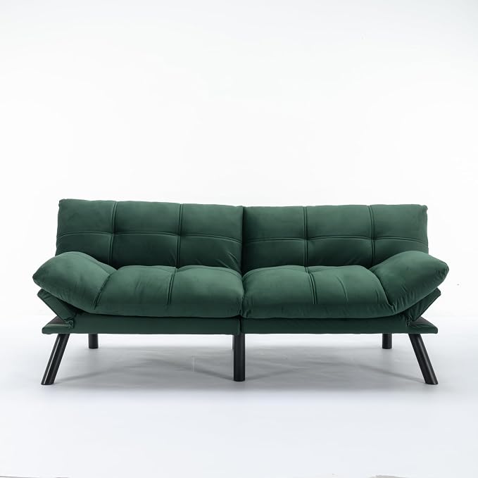 GDFStudio Hayezc Loveseat Sofa, Convertible Sofa Bed, 2-in-1 Folding Modern - Image 5