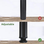 QLLY 8 Inch Adjustable Metal Coffee Table Legs, Heavy Duty Round Furniture Legs - Image 4