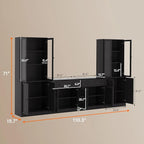 TUSY 71" TV Stand Storage Set - Image 2