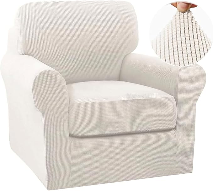 Turquoize 2 Piece Chair Covers Chair Slipcovers by Turquoize