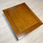 Rectangle 90X75cm Korean Coffee Table Folding Leg Asian Antique Style Living - Image 4