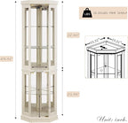 Anwick Corner Display Curio Cabinets - Image 2