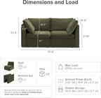 mopio Oversized Modular Sectional Sofa - Image 2