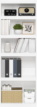 Furinno JAYA Book Shelf, 5-Tier Bookshelf, Enhanced Home Bookcase - Image 4