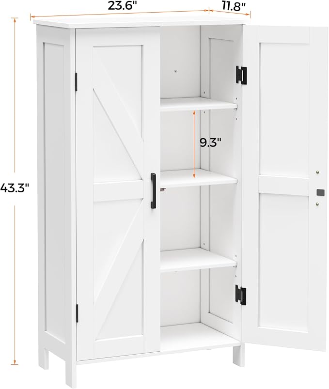 Homleke Farmhouse Bathroom Cabinet - Image 3