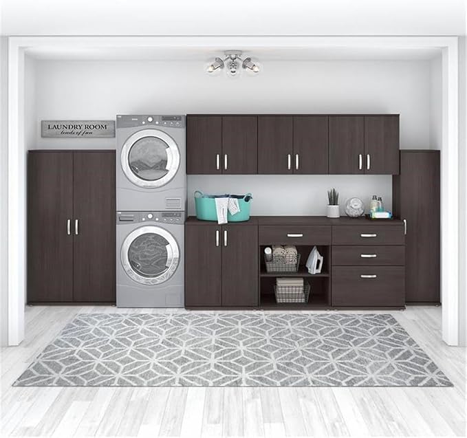Bush Business Furniture Universal Tall Linen Cabinet - Image 4