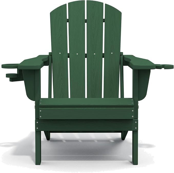 SERWALL Adirondack Chair with Cup Holders - Image 10