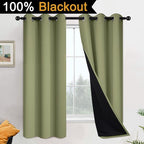 Yakamok Sage Blackout Curtains 63 Inches Long - Image 2