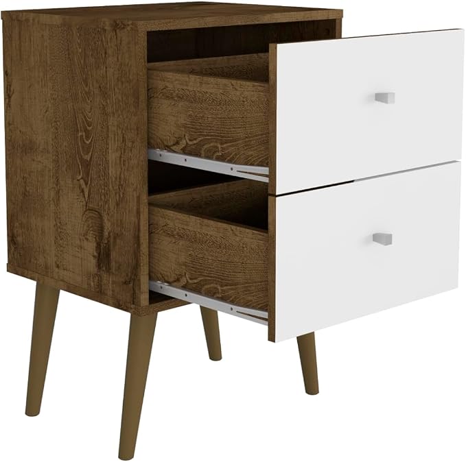 Manhattan Comfort Liberty Mid Century Modern Nightstand - Image 4