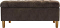 Homepop Home Decor | Tufted Ainsley Button Storage Ottoman Bench by HomePop