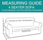 U-NICE HOME 4 Seater Stretch Couch Cover - Image 6