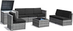 Tangkula 8 Pieces Wicker Patio Furniture Set - Image 9