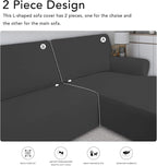 PureFit Super Stretch Sectional Couch Covers - Image 5