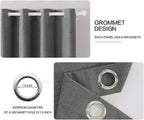 MIULEE 100% Blackout Linen Curtains - Image 4