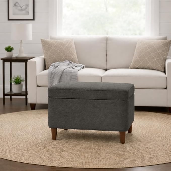 HomePop 24" Storage Ottoman - Image 2