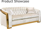 WinJoy 82.3 Inch Velvet Sofa Set - Image 4