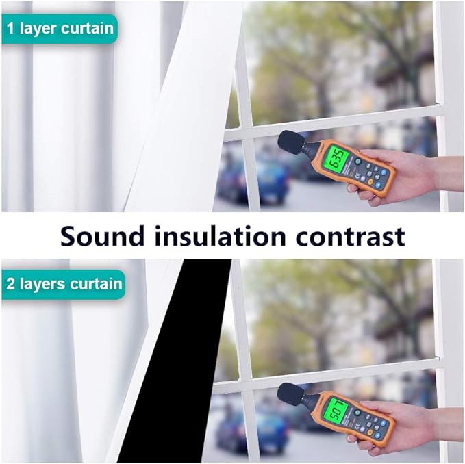 NICETOWN White 100% Blackout Curtains - Image 4
